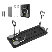 Everfit Pilates Reformer Abdominal Exercise Board Push Up Set Fitness Black