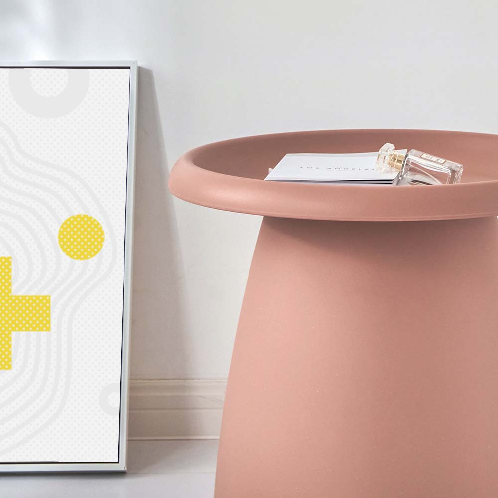 Coffee Table Round 52CM Plastic Pink