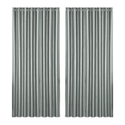 Artiss 2X Blockout Curtains Eyelet 300x230cm Grey Shine