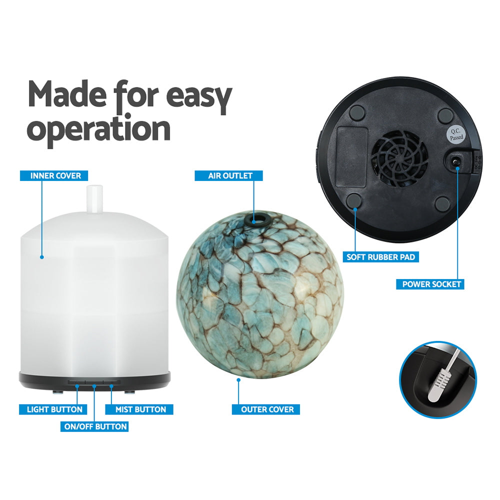 Aroma Diffuser Aromatherapy Glass 240ml