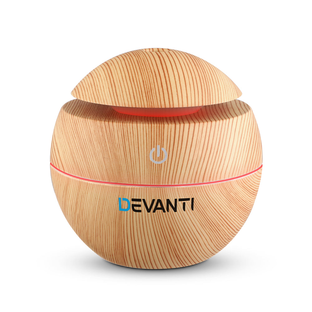 Aroma Diffuser Aromatherapy Light Wood 130ml