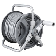 Green Fingers 20m Retractable Garden Hose Reel Heavy Duty 1/2" Hose Auto Rewind
