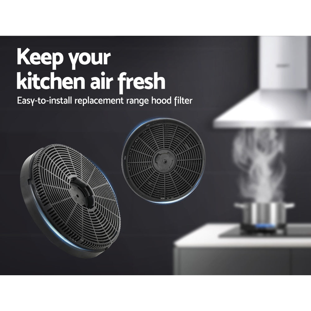 16cm Range Hood Carbon Charcoal Filters Replacement X2