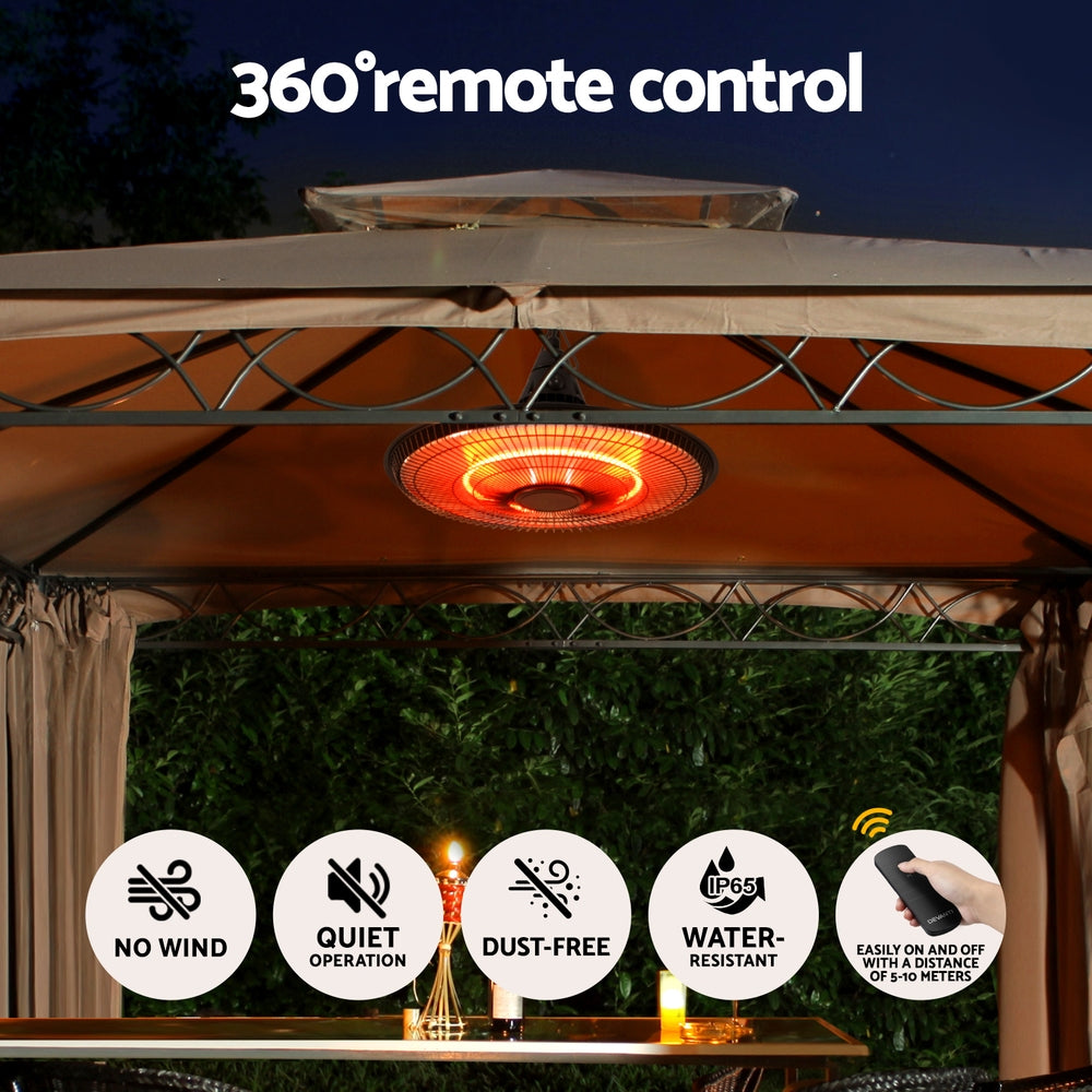 1500W Hanging Electric Patio Heater