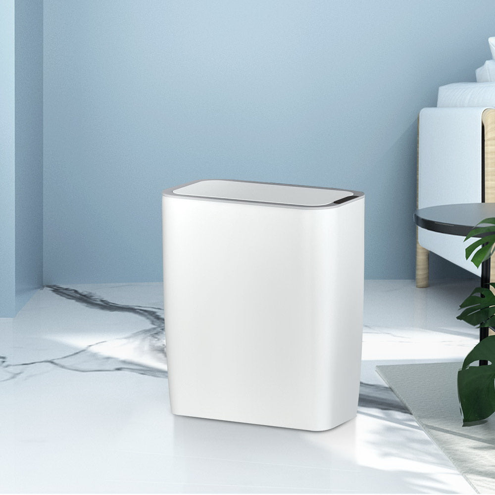 9L Motion Sensor Bin Rubbish Automatic White