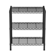 Artiss 3-Tier Shelving Unit Adjustable Garage Storage Shelves Kitchen Rack Steel