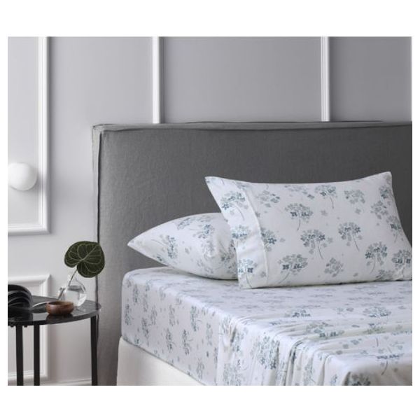 Sylvan Rose Cotton Flannelette Sheet Set by Accessorize Double