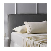 Cotton Flannelette Ivory Sheet Set by Accessorize Double