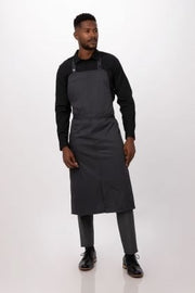 Brio Chef Charcoal Bib Apron by Chef Works