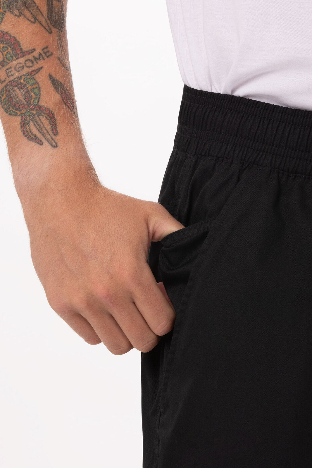 Lightweight Black S Baggy Pants by Chef Works