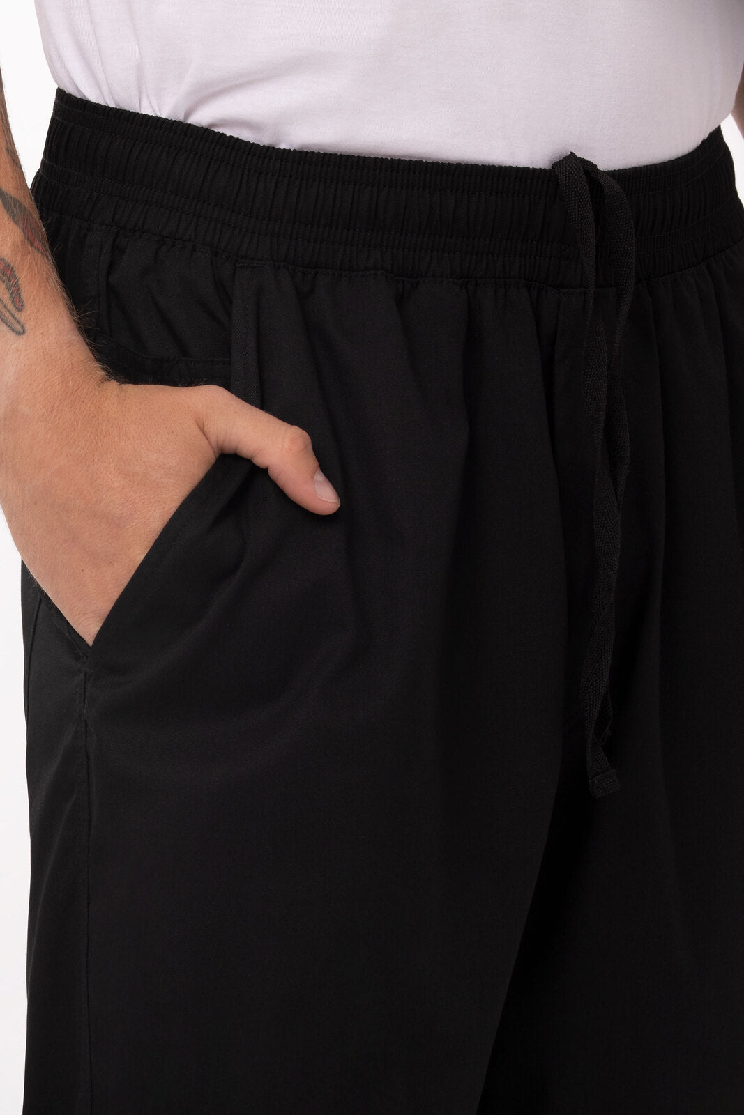 Lightweight Black S Baggy Pants by Chef Works