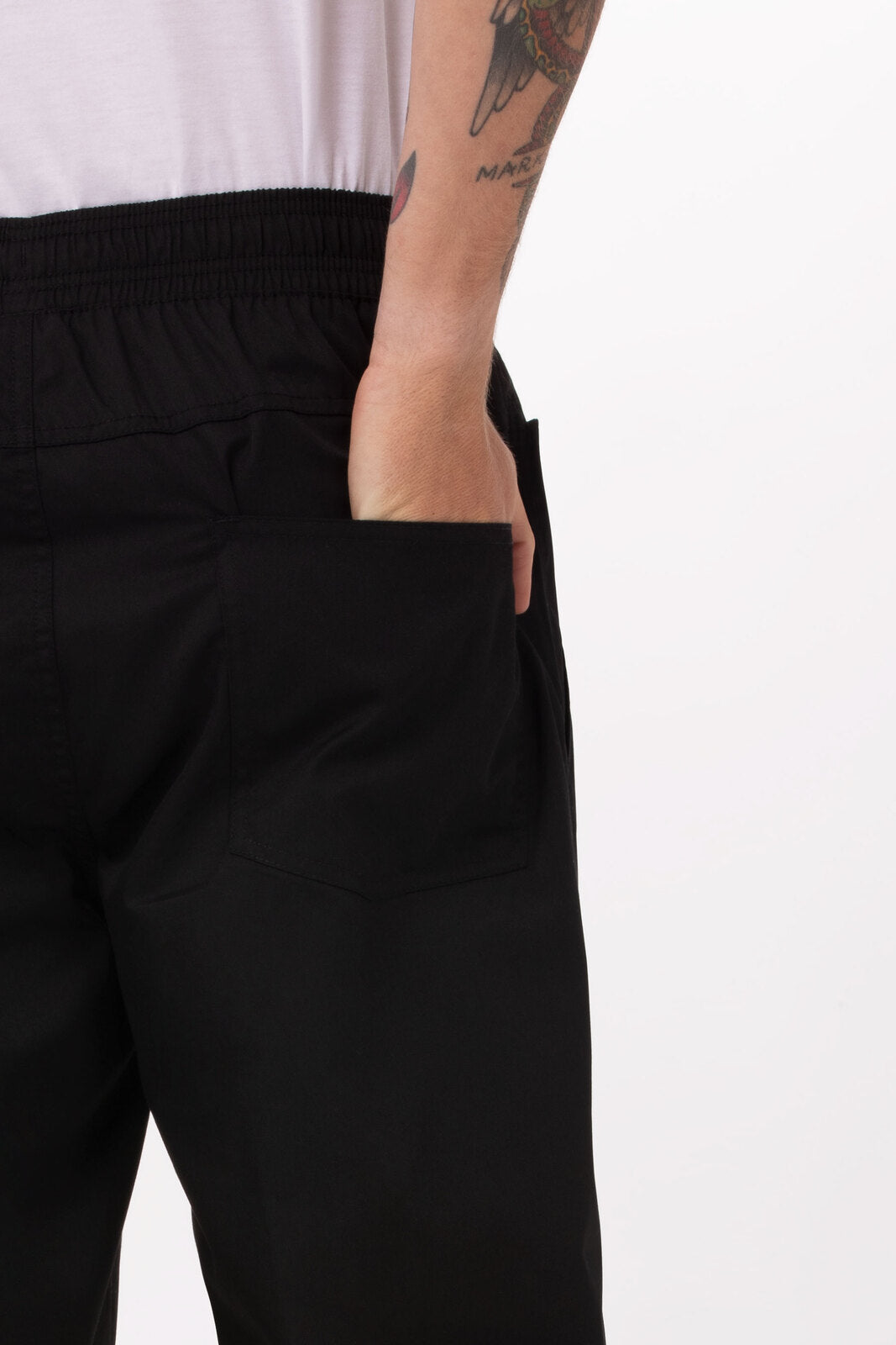 Lightweight Black XL Baggy Pants by Chef Works