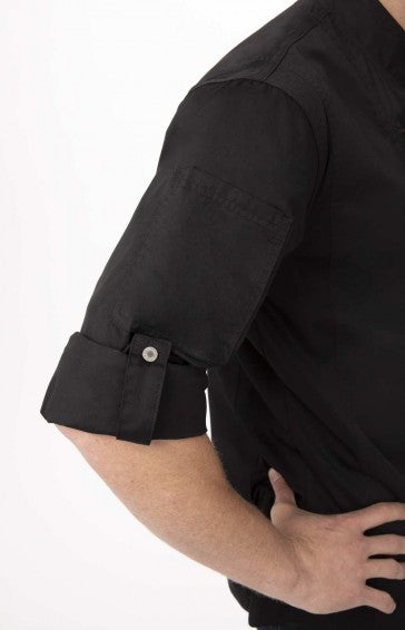 Hartford Men's Black Zipper XXL Chef Jacket by Chef Works