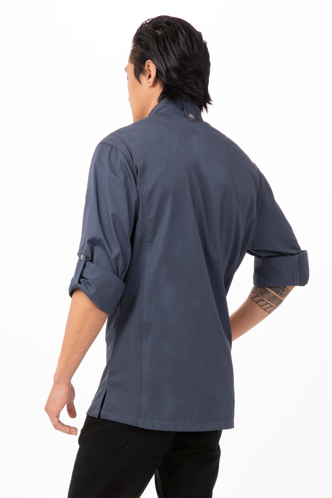 Hartford Men's Blue Zipper 3XL Chef Jacket by Chef Works