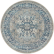 Babylon 207 Blue Round by Rug Culture-200X200CM - ROUND