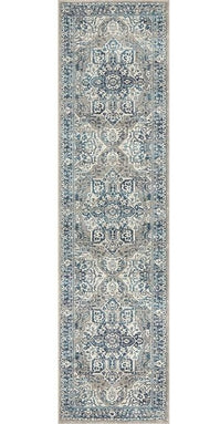 Babylon 207 Blue Runner by Rug Culture-300X80CM - RUNNER