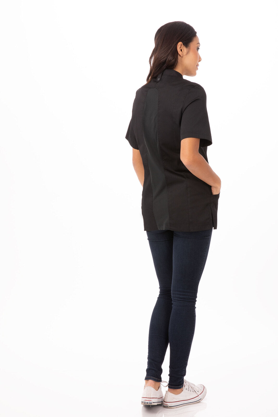 Roxby Women's Black M Chef Jacket by Chef Works