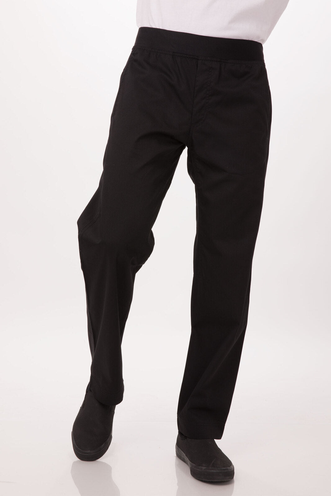 Lightweight Black 3XL Slim Men's Chef Pants by Chef Works