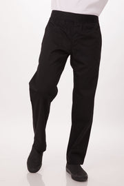 Lightweight Black 3XL Slim Men's Chef Pants by Chef Works