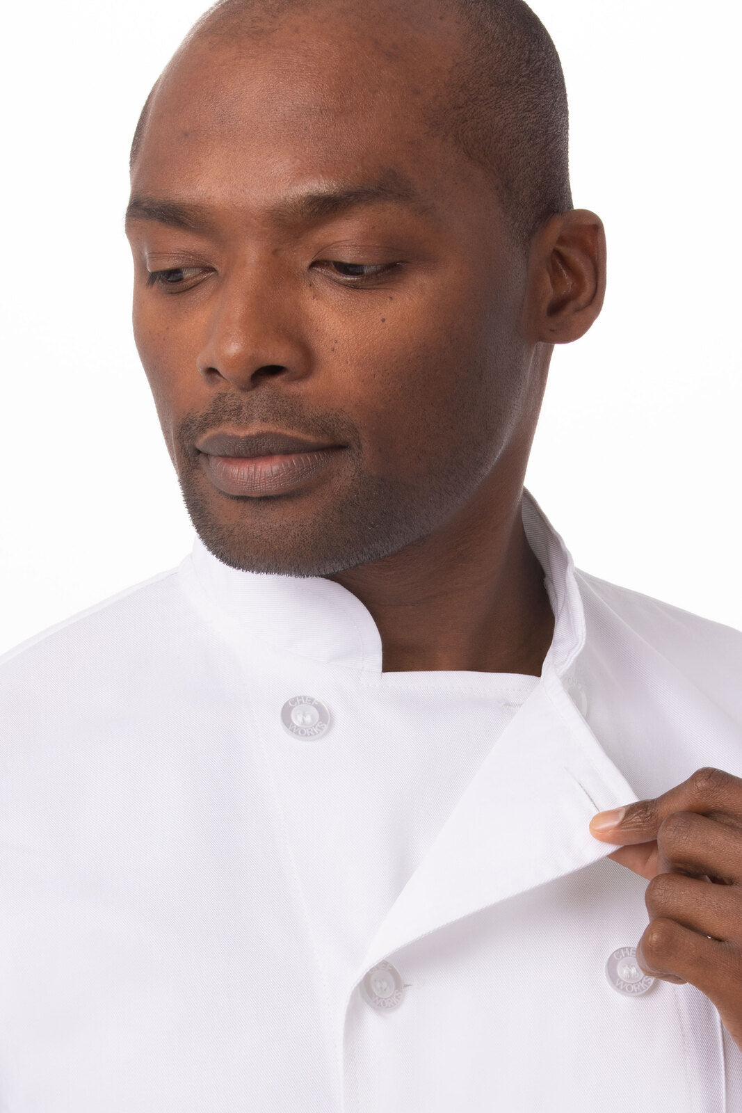 Volnay Men's White S Chef Jacket by Chef Works