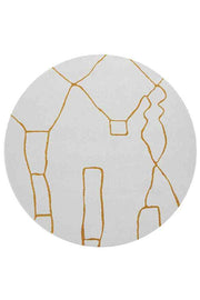 Paradise Round Amy Gold by Rug Culture - 240X240CM - ROUND