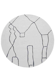 Paradise Round Amy Grey by Rug Culture - 150X150CM - ROUND