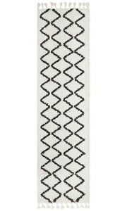 Saffron 11 White Runner by Rug Culture - 300X80CM - RUNNER