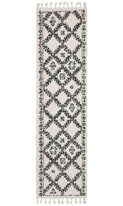 Saffron 33 White Runner by Rug Culture - 200X80CM - RUNNER