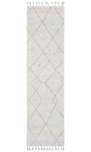 Saffron 44 Pink Runner by Rug Culture - 200X80CM - RUNNER