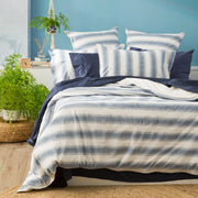 Amira Yarn Dyed Vintage Washed Cotton Quilt Cover Set by Renee Taylor Queen