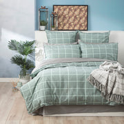 Sander European Vintage Washed Printed Cotton Quilt Cover Set by Renee Taylor King