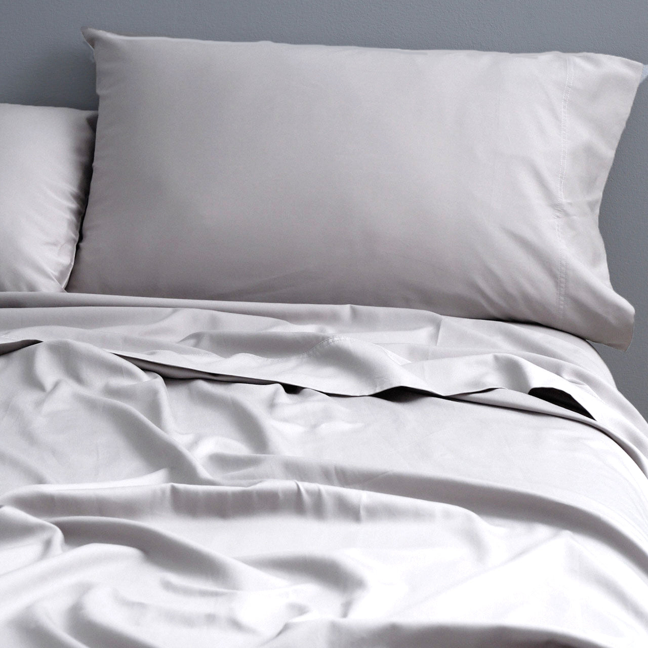 Natural Cotton 500 Thread Count Silver Sheet Set by Park Avenue Double