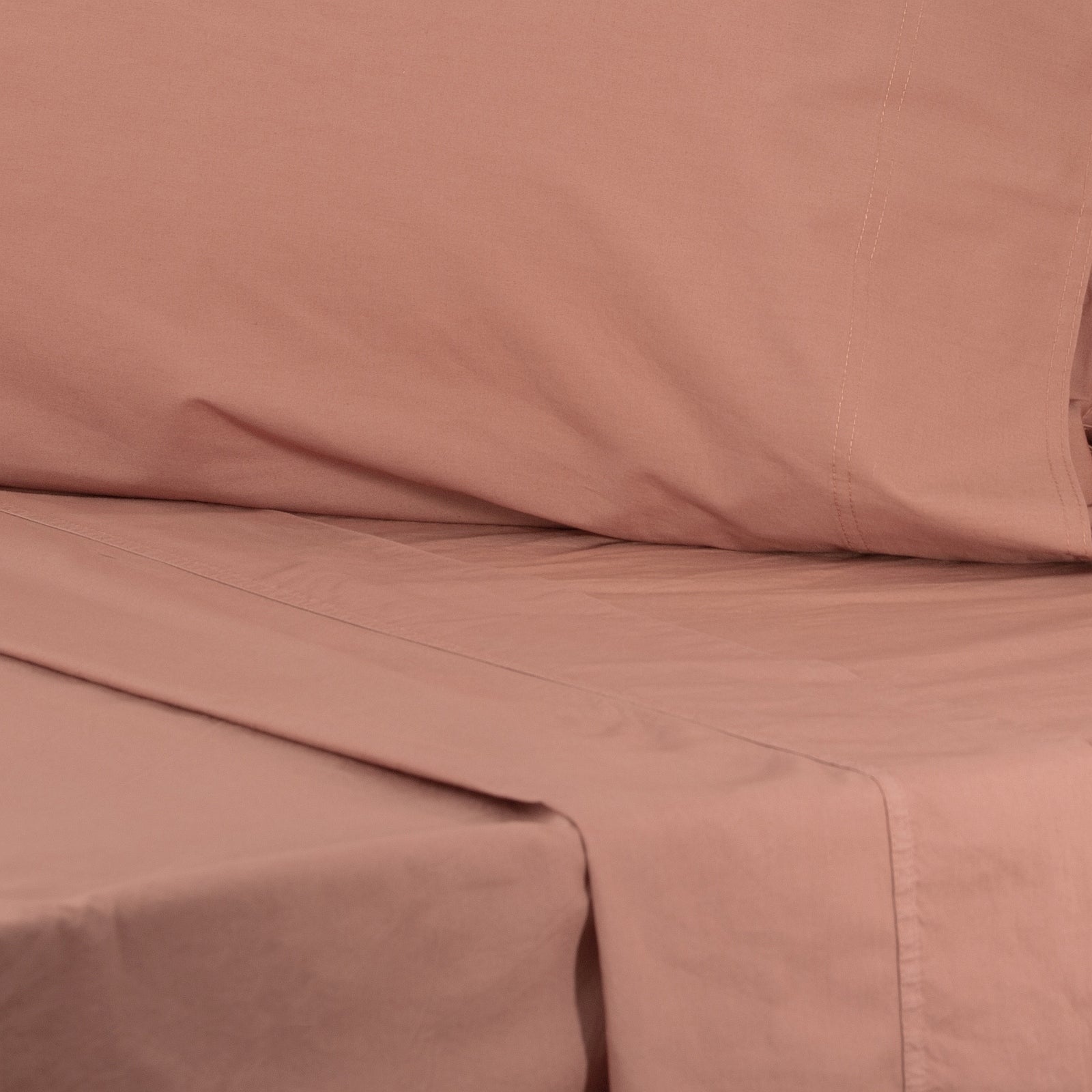 Helena Vintage Stone Washed Redwood Sheet Set by Renee Taylor Queen