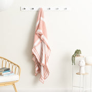 Ray Striped Vintage Washed Yarn Dyed Textured Cotton Mystic Throw by Renee Taylor