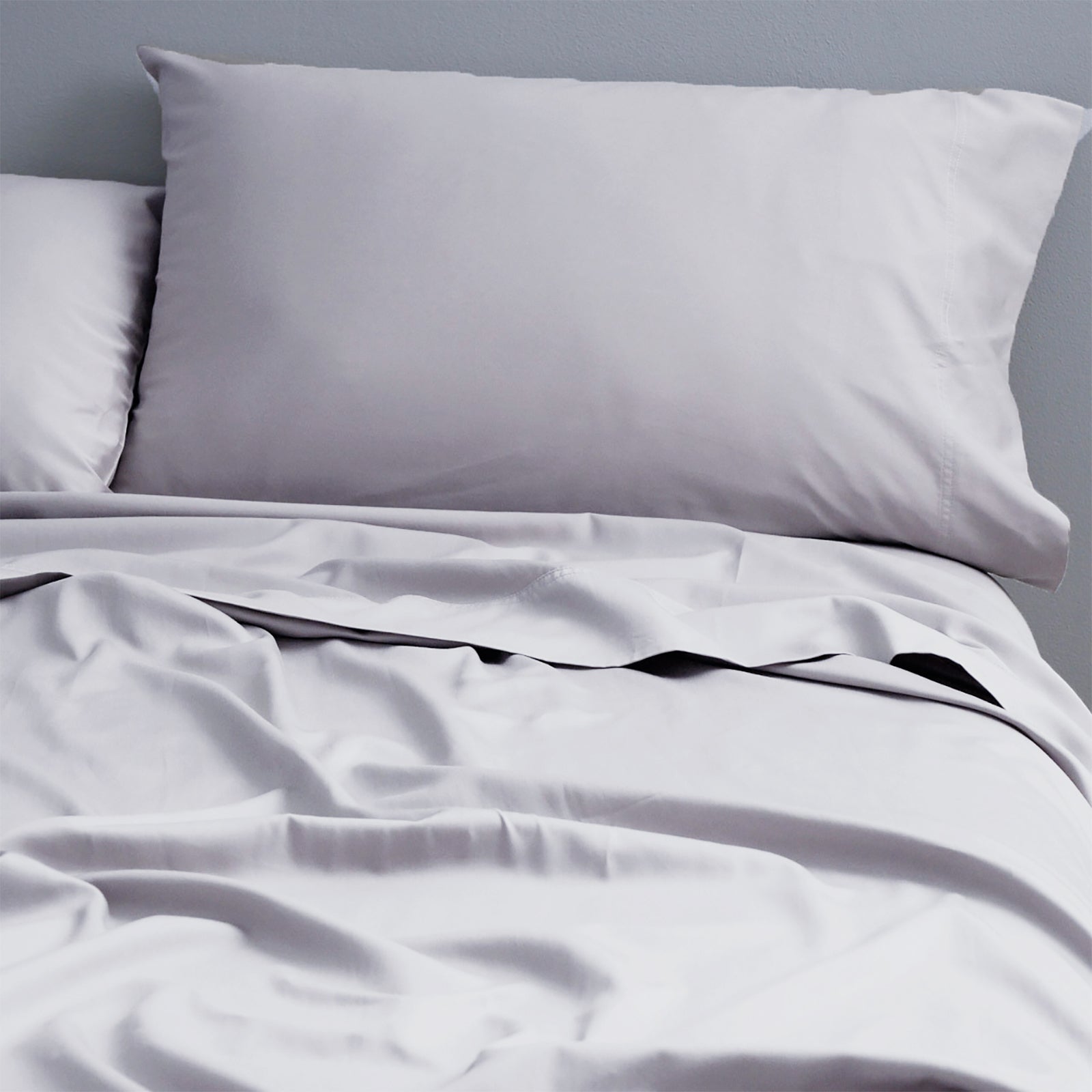 Natural Cotton 500 Thread Count Light Grey Sheet Set by Park Avenue Single