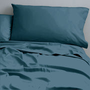 Natural Cotton 500 Thread Count Teal Sheet Set by Park Avenue Queen