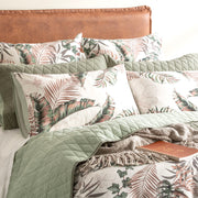 300 TC Palm Cove Cotton Reversible Pearl Quilt Cover Sets by Renee Taylor King