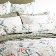 300 TC Gum Cotton Reversible Blossom Quilt Cover Sets by Renee Taylor King