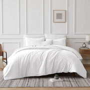 700 TC Tencel Lyocell Fibre & Cotton White King Quilt Cover Set by Renee Taylor