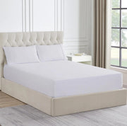 Ddecor Home 1500 Thread count Premium Cotton Blend Snow King Combo Set by Ddecor Home