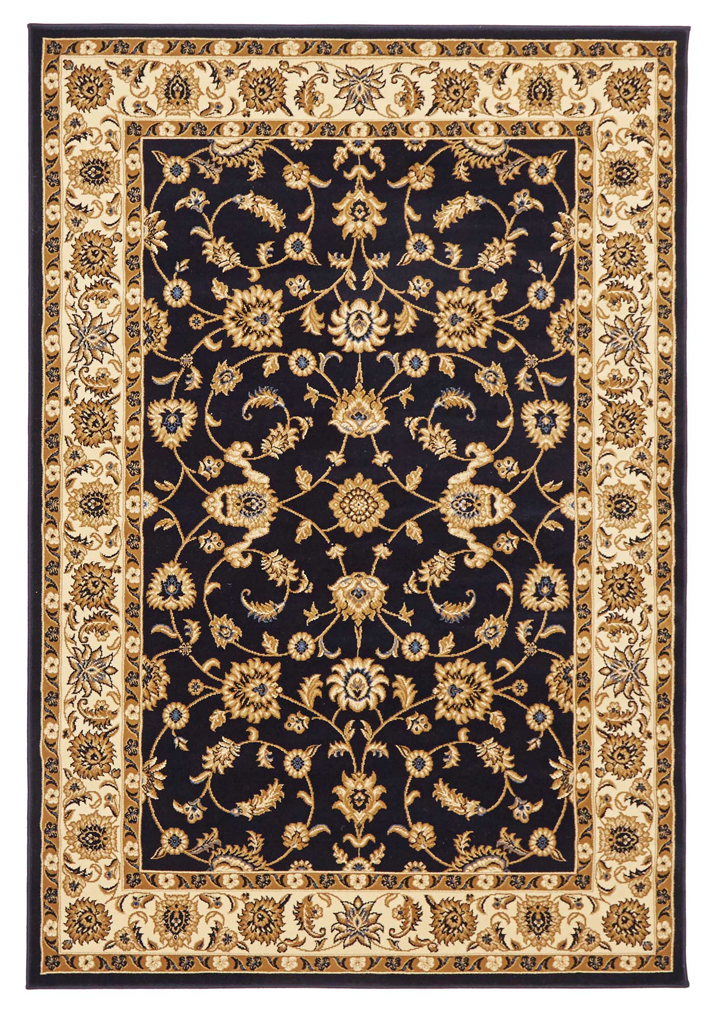 Sydney 1 Navy Ivory Rug by Rug Culture - 400X300CM - RECTANGLE