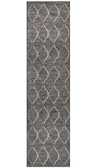 Terrace 5501 Black Runner by Rug Culture-300X80CM - RUNNER