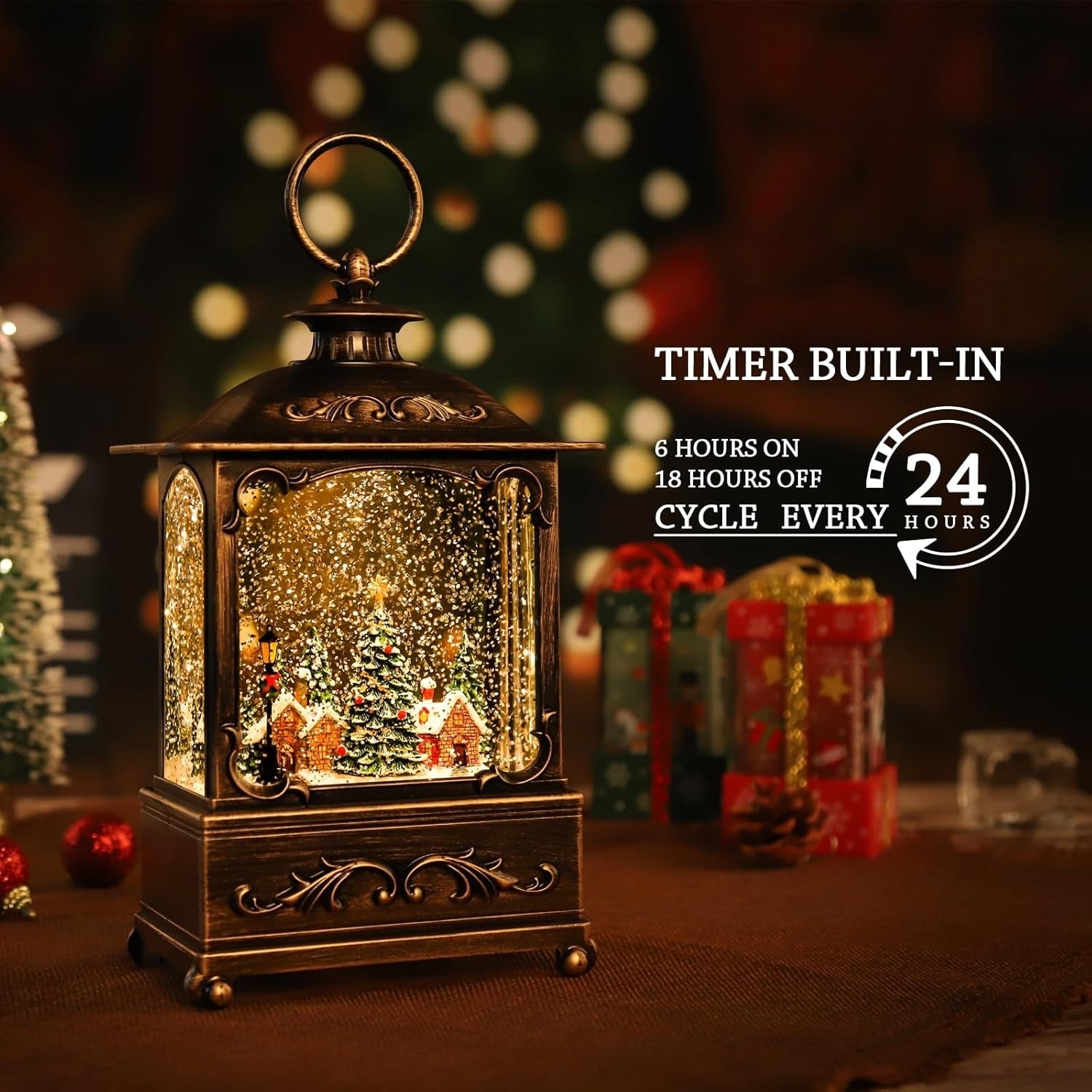 BDI Lamp-LW003-Snowman Music Lantern Sculpture Christmas