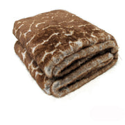 Sia Luxury Range Faux Fur Throw Rug 127 x 152 cm Giraffe