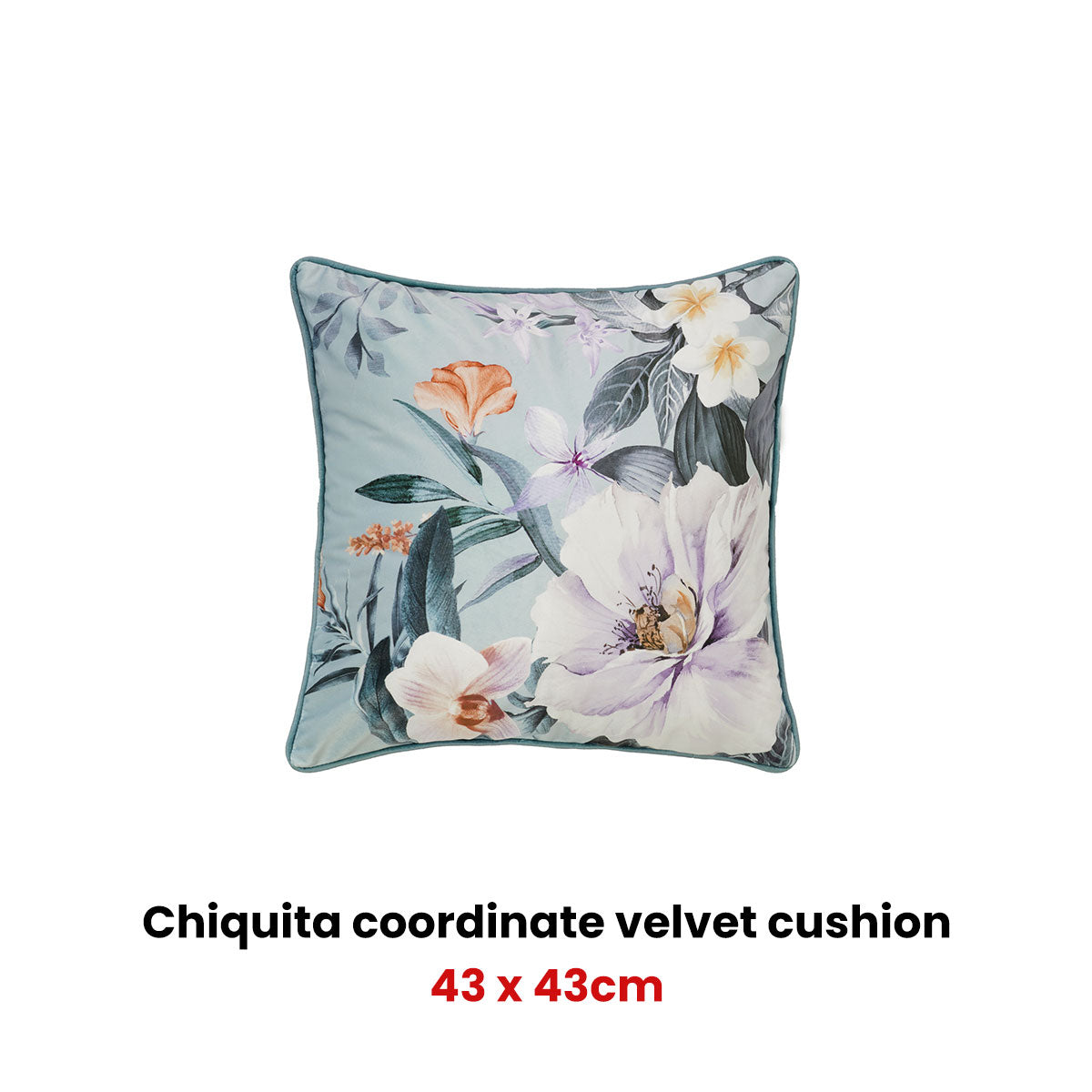 Chiquita Square Filled Cushion 43 x 43cm