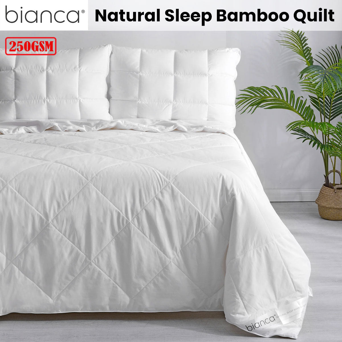 250GSM Natural Sleep Bamboo Summer Quilt King