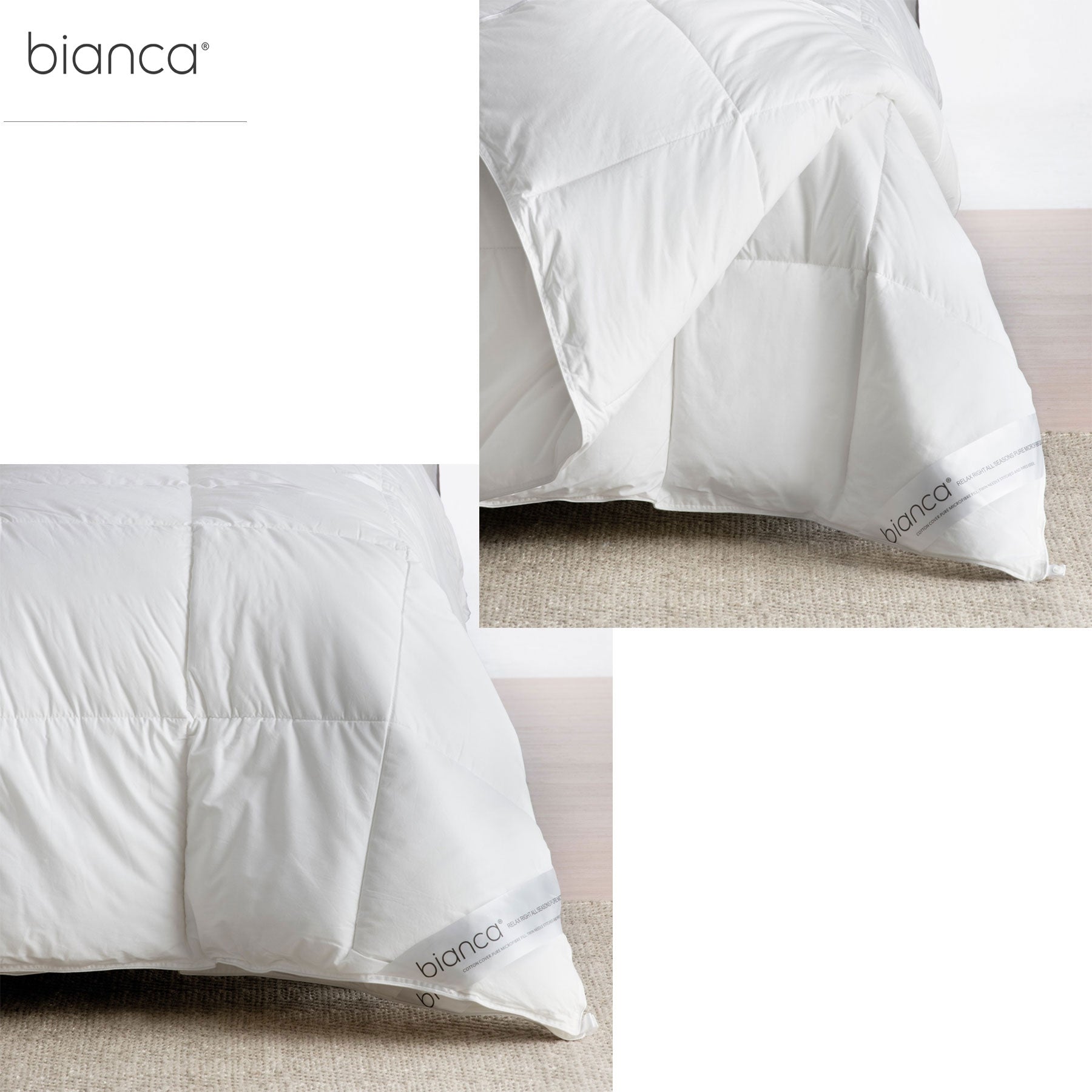 Pure Microfibre All Seasons Quilt Single