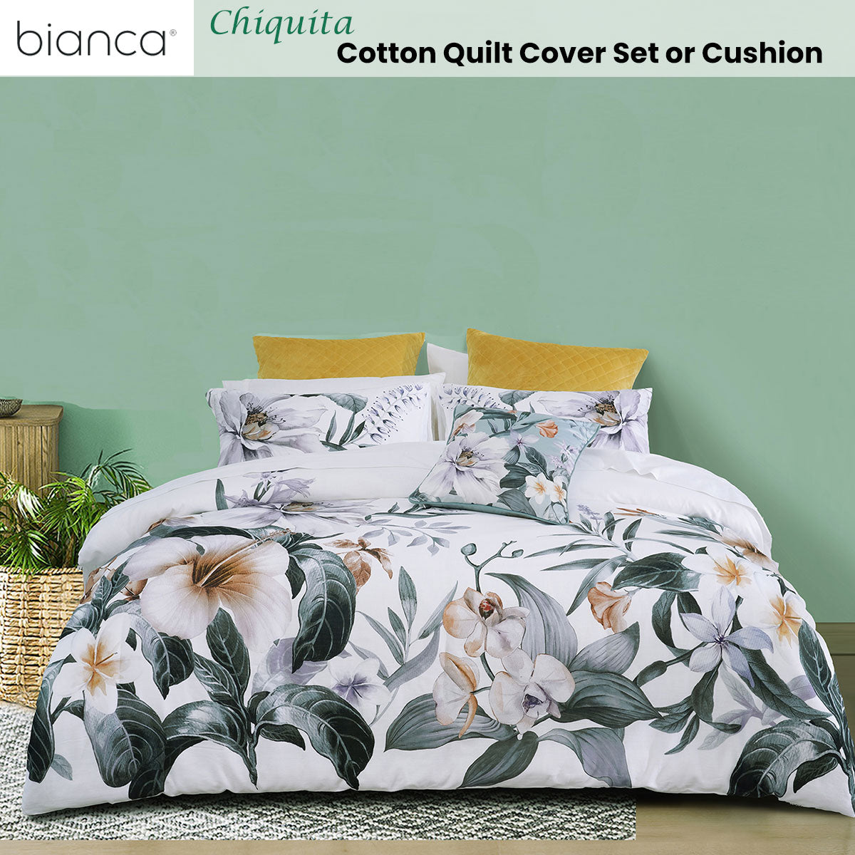 Chiquita Cotton Quilt Cover Set Queen