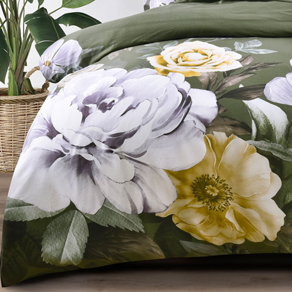 Makayla Cotton Sateen Quilt Cover Set Double