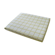 Cotton Grid Checks Oblong Table Cloth Yellow 130 x 180cm